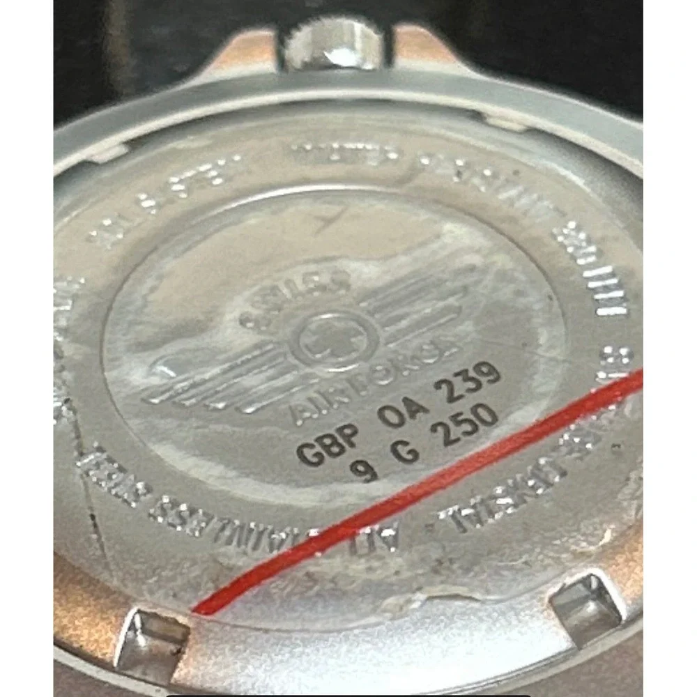 Swiss Air Force Professional Watch Black Dial Stainless Steel GBP OA 239 9 G 250
